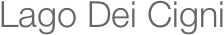 Lago Dei Cigni