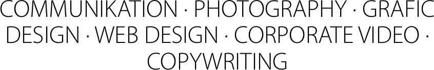 COMMUNIKATION · PHOTOGRAPHY · GRAFIC